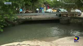 Praia do Riso: moradores denunciam água com coloração escura indo pro mar