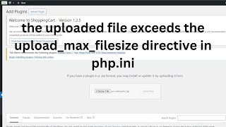 How to fix upload max file size directive in PHP ini