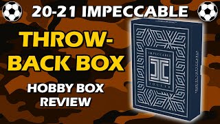 High-end Throwback! 2020-21 Panini Impeccable EPL Hobby Box Soccer Review