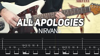 Nirvana - All Apologies (Guitar lesson with TAB)