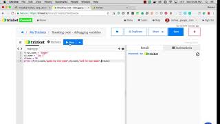 Breaking code - variables (pythonmc.org)
