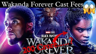 Black Panther Wakanda Forever cast fees | Black Panther | #shorts #viral #shortvideo