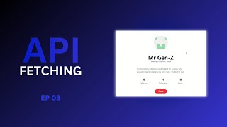 React GitHub Profile Viewer using GitHub API | Beginner Friendly Project | EP 03