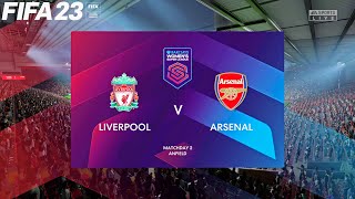 FIFA 23 | Liverpool vs Arsenal - Barclays Women's Super League - Full Gameplay PS5