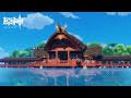 Genshin ⛩️ Shrine on the water | Serenitea Pot Design || 水上の神社  塵歌壺 [ 原神 ] replica id | 模本