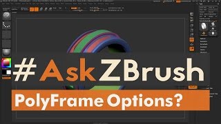 #AskZBrush: “What are the different view options for displaying PolyFrames?”