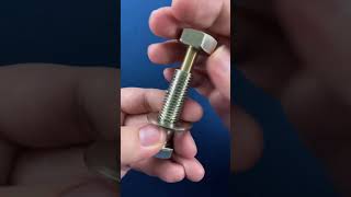 Don’t try to unscrew the Trick Bolt #3 to remove the washer. #puzzlesolving #trick