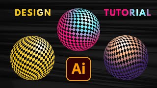 How to Create Square Pattern 3D Balls in Illustrator | Design Tutorial