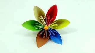 Origami Flower: How to Make a Kusudama Paper Flower | DIY Easy Paper Flower Origami Tutorial 🌼