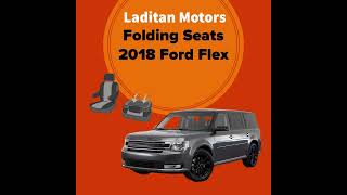 Folding the seats in a 2018 Ford Flex.