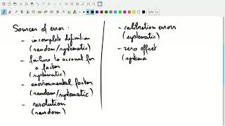 Error Analysis - 04 - Types and Sources of Errors
