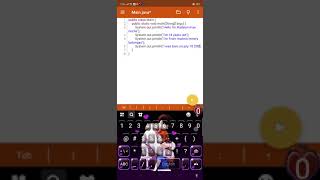 Encoding using jvdroid app