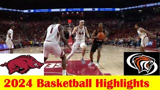 Pacific vs #20 Arkansas Basketball Game Highlights 11 18 2024