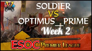 [AoE3] (MDS) SoldieR vs (NN) OPTIMUS__PRIME - Week 2 - ESOC Premier League