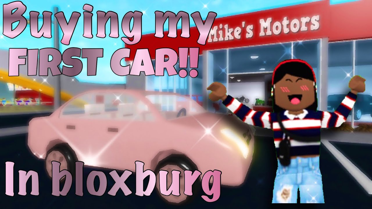 Buying My First Car! | Bloxburg Roleplay | (with Voice) - YouTube