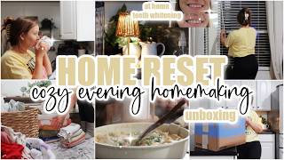 ✨🧺 2026 COZY EVENING CLEAN WITH ME • Realistic Homemaking Reset & Cleaning Motivation