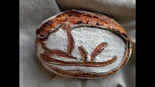 How to stencil + scoring bread art \