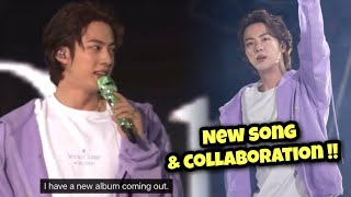 BTS Jin Announces Solo Album \u0026 Collaboration at Busan Concert