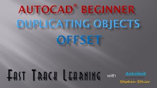 AutoCAD 2015 - Offset - FTL Tutorial
