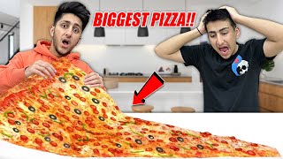 Biggest Pizza Eating Challenge With My Brother😂