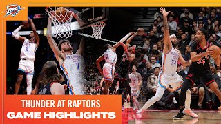 OKC Thunder at Toronto Raptors | Game Highlights | March 22, 2024