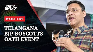 AIMIM Leader Made Telangana Interim Speaker, Then A Boycott Call By BJP