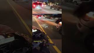 Biker Helps Cops Get Past Traffic