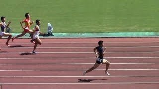 桐生祥秀 男子200m 予選3組 日本インカレ陸上2016