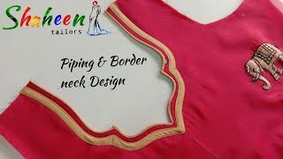simple neck designs for churidar