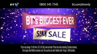 BT's Biggest Ever Sim Sale (2017, UK) (May)