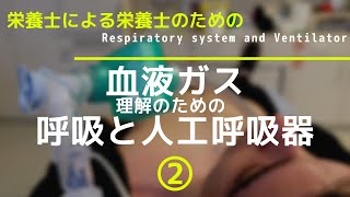 #22②【血液ガス理解のための呼吸と人工呼吸器】Respiratory system and Ventilator