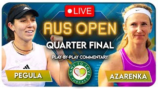 PEGULA vs AZARENKA | Australian Open 2023 | LIVE Tennis Play-by-Play Stream