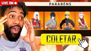 🔴 LIVE ON 🔴 NARUTO NO FREE FIRE! SOLO RANQUEADA NO MESTRE!🔴GURAS AO VIVO🔴