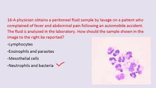 model 2 .collection 100 questions with answers for general ASCP examination laboratory of  medicine