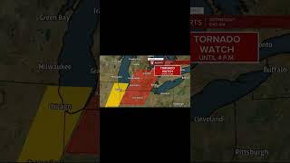 Tornado Watch issued for parts of West Michigan #shorts