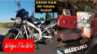 GS500 K&N Air Filter Install How To | Episode 4