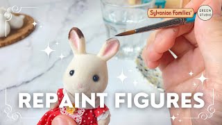 Easy Repaint Sylvanian Families Figures! DIY | Calico Critters.