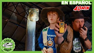 Parque de T-Rex | Raptors gigantes el parque infantil y el juguete T-Rex salva el día