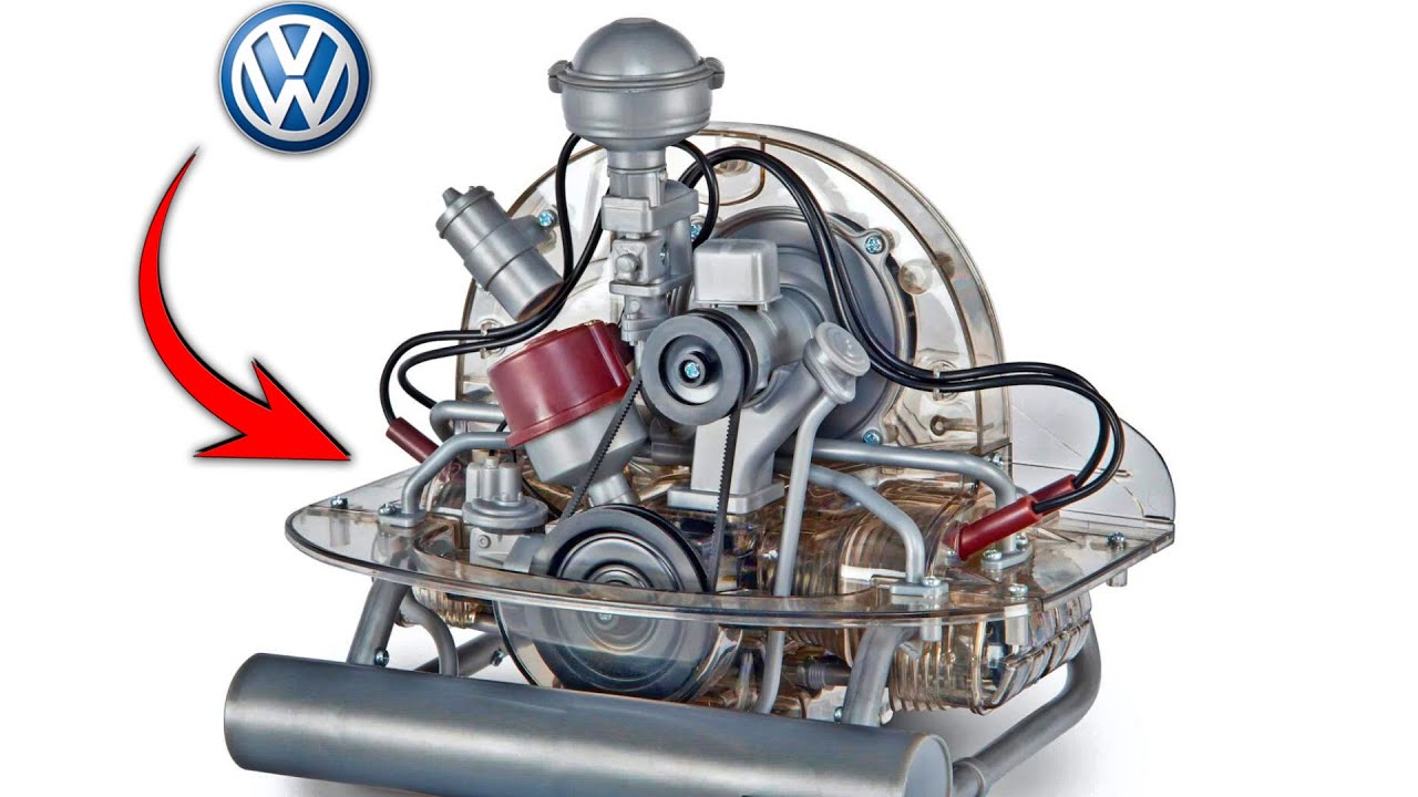 Building A Working VW Beetle Engine Model - YouTube