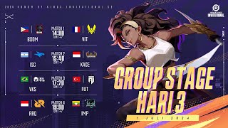 [ID] Honor of Kings Invitational Season 2 Group Stage Hari 3 - Pertarungan Epik