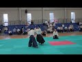 112年中正盃合氣道aikido演武 施技者：林群智（俊孝）六段 uke 唐育生六段 余正男四段 （基本技法，基本應用技法，自由技法）指導：合氣道aikido八段 夏繼岳師範