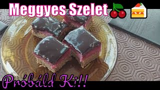 Meggyes Szelet, Ami Mindenkit Elbűvöl: Próbáld Ki Most!🍒 #recipe