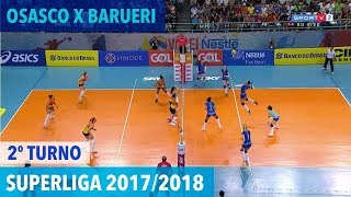 Osasco x Barueri - Returno - Superliga de Vôlei Feminino 2017/2018