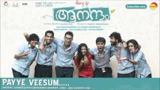 Payye Veesum | Film Aanandam | Music by Sachin Warrier | New Malayalam Songs