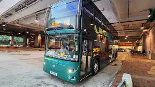 【氫巴跑西隧】城巴威馳騰WSD6121BR3FCEV(59200/RP866)@930X 来回行車片段。