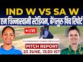 IND W vs SA W 3rd ODI Pitch Report, m chinnaswamy stadium bengaluru Pitch Report, IN W vs SA W