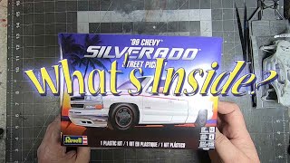 Revell 1999 Chevy Silverado unboxing and review.