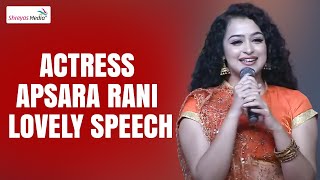 Actress Apsara Rani Lovely Speech | Seetimaarr Pre Release Event | Shreyas Media