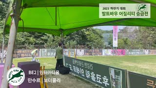 2023 어질리티 비기너2 텐션 높은 보더콜리 만수르❤️ 발트바우 승급전