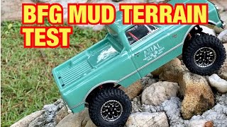 SCX24 Tire Test with RC4wd BFG Mud Terrains